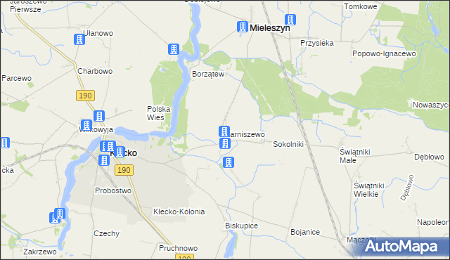 mapa Karniszewo, Karniszewo na mapie Targeo