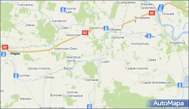 mapa Karskie, Karskie na mapie Targeo