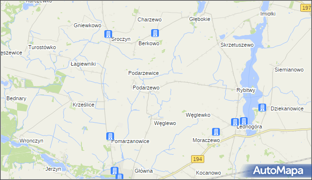 mapa Latalice, Latalice na mapie Targeo