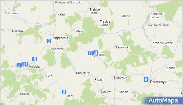 mapa Łęczycki, Łęczycki na mapie Targeo