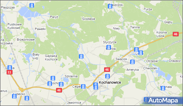 mapa Lubockie, Lubockie na mapie Targeo