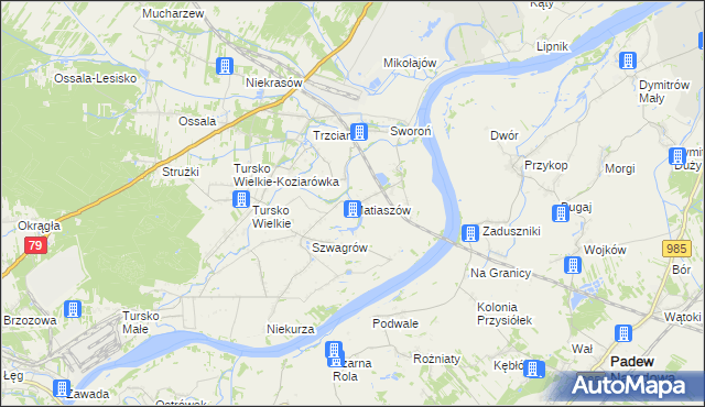mapa Matiaszów, Matiaszów na mapie Targeo