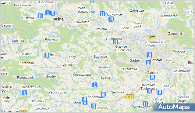 mapa Meszna Opacka, Meszna Opacka na mapie Targeo