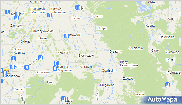 mapa Mieleszówka, Mieleszówka na mapie Targeo