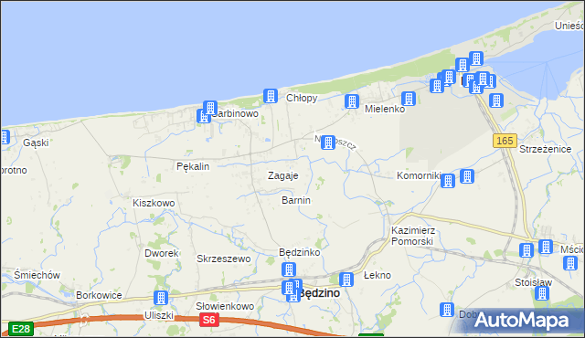 mapa Niegoszcz, Niegoszcz na mapie Targeo