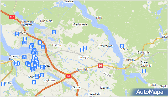 mapa Nowe Siedlisko, Nowe Siedlisko na mapie Targeo