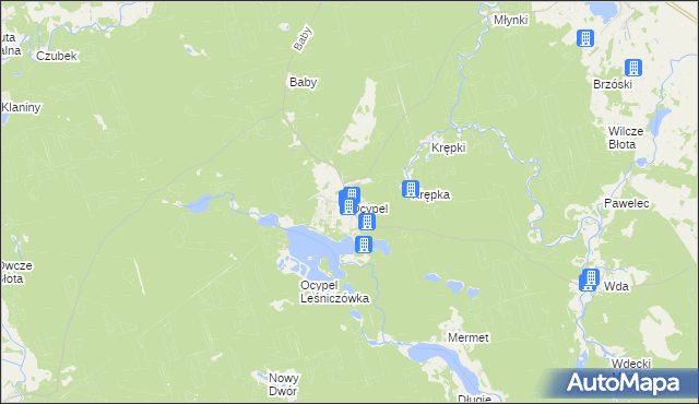 mapa Ocypel, Ocypel na mapie Targeo