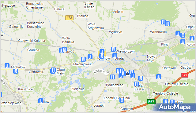 mapa Orchów, Orchów na mapie Targeo