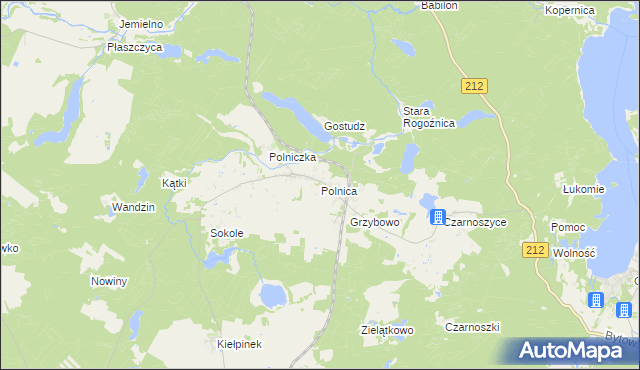 mapa Polnica, Polnica na mapie Targeo