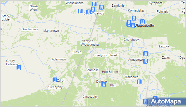 mapa Przetycz-Folwark, Przetycz-Folwark na mapie Targeo