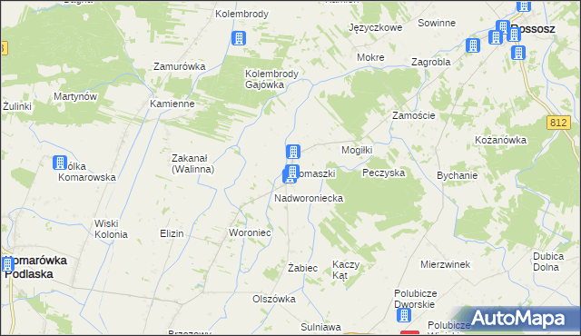 mapa Romaszki, Romaszki na mapie Targeo
