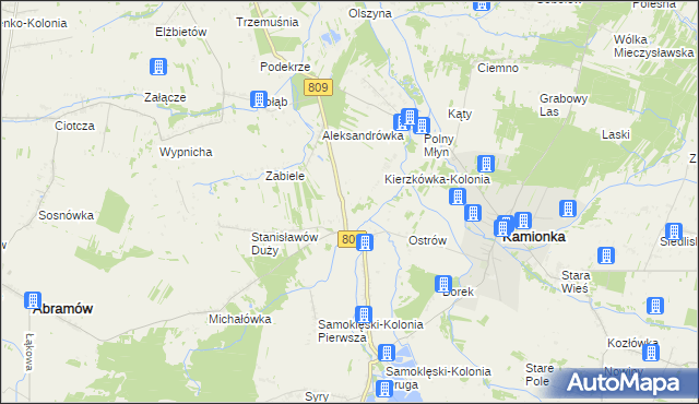 mapa Rudka Gołębska, Rudka Gołębska na mapie Targeo