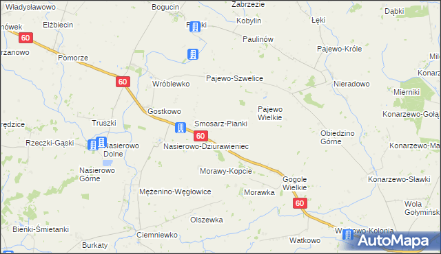 mapa Smosarz-Dobki, Smosarz-Dobki na mapie Targeo