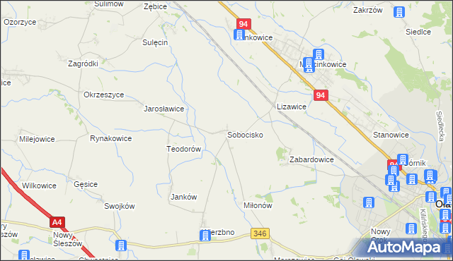 mapa Sobocisko, Sobocisko na mapie Targeo