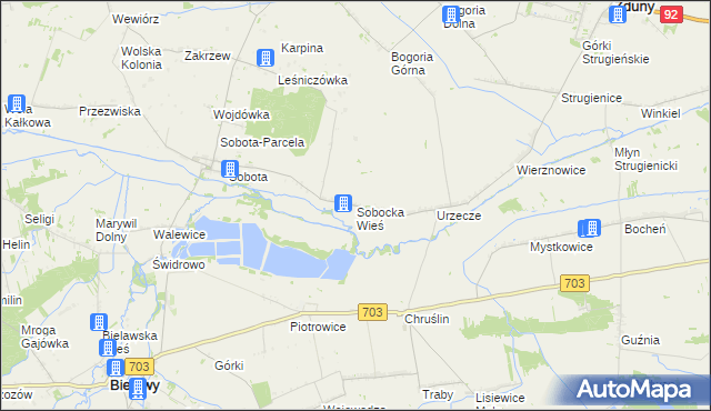 mapa Sobocka Wieś, Sobocka Wieś na mapie Targeo