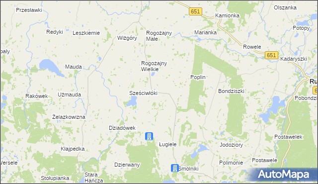 mapa Soliny, Soliny na mapie Targeo