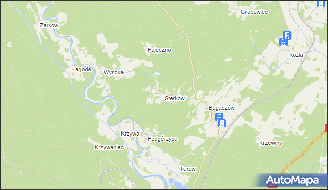 mapa Sterków, Sterków na mapie Targeo