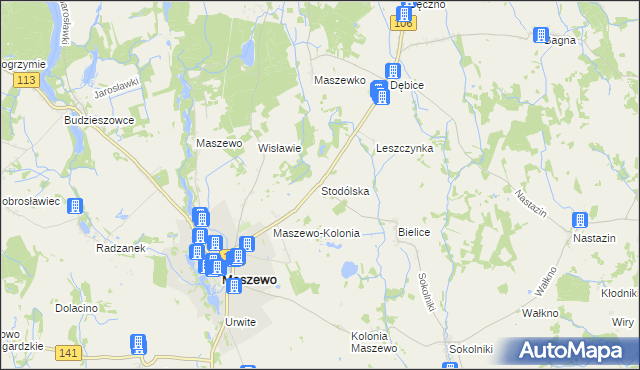 mapa Stodólska, Stodólska na mapie Targeo
