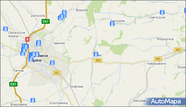 mapa Stolec gmina Ząbkowice Śląskie, Stolec gmina Ząbkowice Śląskie na mapie Targeo