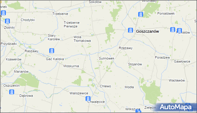 mapa Sulmówek, Sulmówek na mapie Targeo