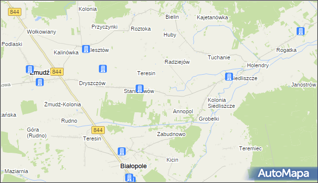 mapa Syczów, Syczów na mapie Targeo