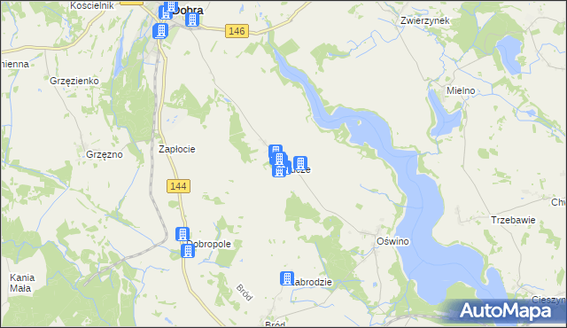 mapa Tucze, Tucze na mapie Targeo