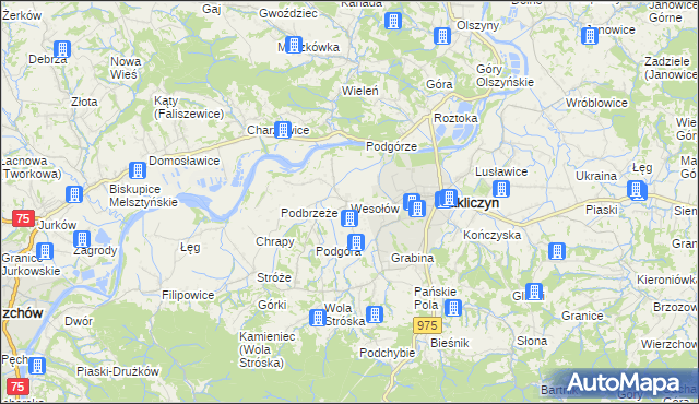 mapa Wesołów, Wesołów na mapie Targeo