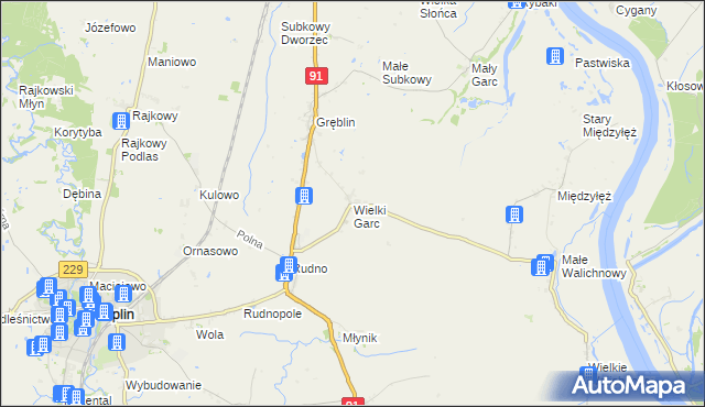 mapa Wielki Garc, Wielki Garc na mapie Targeo