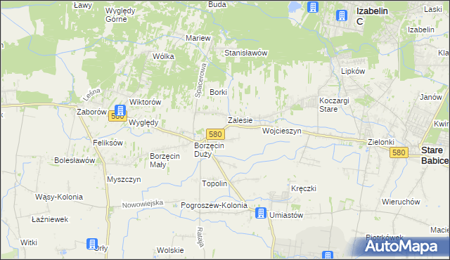 mapa Wierzbin, Wierzbin na mapie Targeo