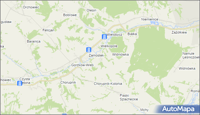 mapa Wiśniów, Wiśniów na mapie Targeo
