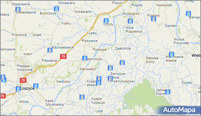 mapa Wola Przemykowska, Wola Przemykowska na mapie Targeo