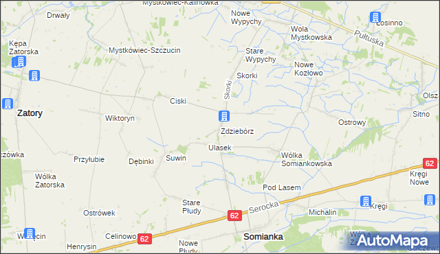 mapa Zdziebórz, Zdziebórz na mapie Targeo