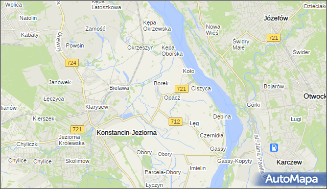 mapa Opacz, Opacz na mapie Targeo