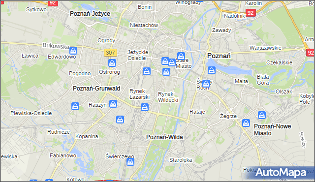 mapa Rynek Wildecki, Rynek Wildecki na mapie Targeo