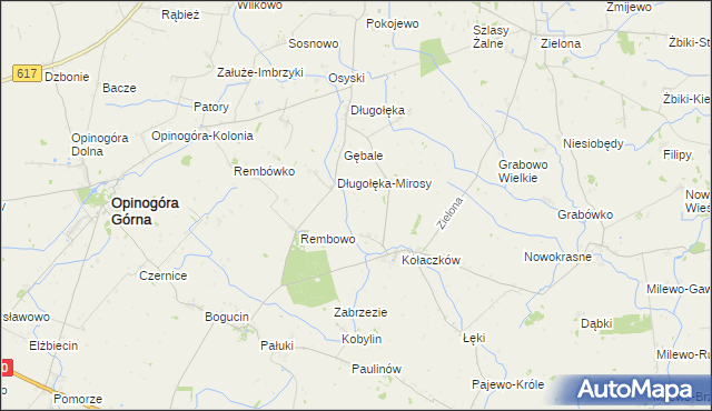 mapa Wólka Łanięcka, Wólka Łanięcka na mapie Targeo