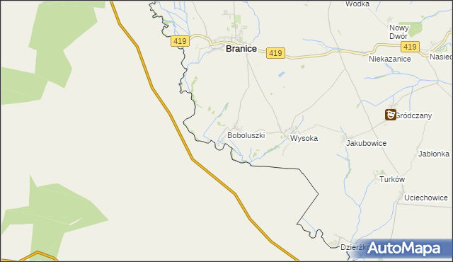 mapa Boboluszki, Boboluszki na mapie Targeo