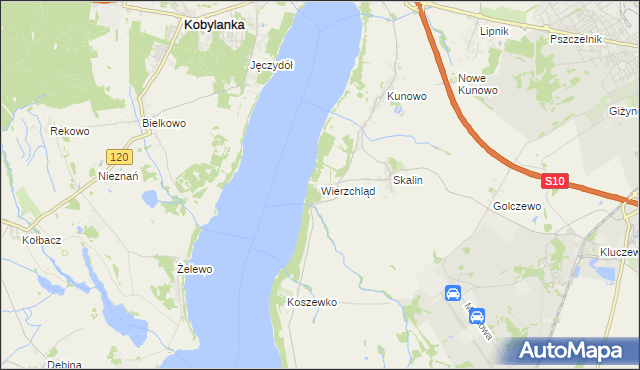 mapa Wierzchląd, Wierzchląd na mapie Targeo