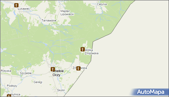 mapa Wólka Żmijowska, Wólka Żmijowska na mapie Targeo