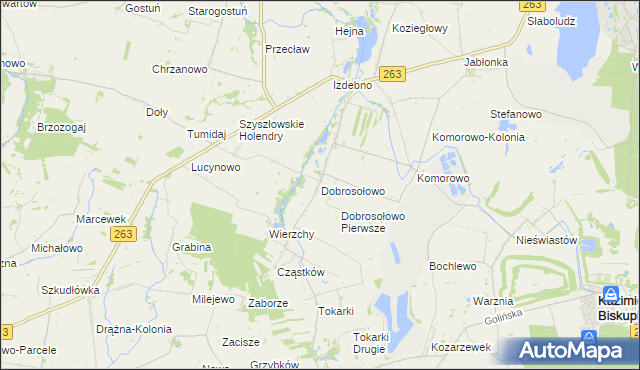 mapa Dobrosołowo, Dobrosołowo na mapie Targeo