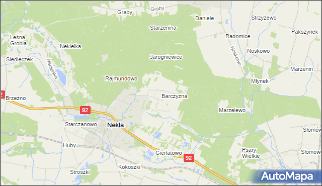 mapa Barczyzna, Barczyzna na mapie Targeo