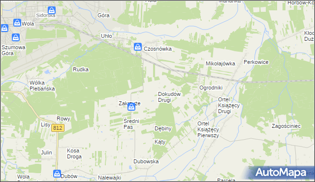 mapa Dokudów Drugi, Dokudów Drugi na mapie Targeo
