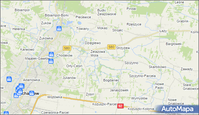 mapa Nowe Mostki, Nowe Mostki na mapie Targeo