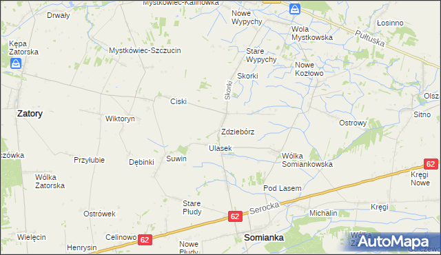 mapa Zdziebórz, Zdziebórz na mapie Targeo