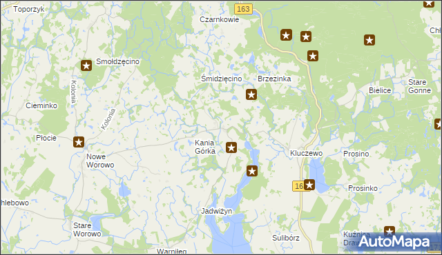mapa Bolegorzyn, Bolegorzyn na mapie Targeo