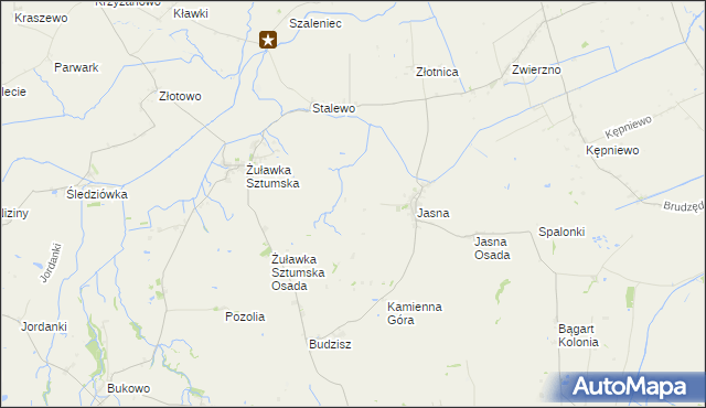 mapa Chartowo gmina Dzierzgoń, Chartowo gmina Dzierzgoń na mapie Targeo