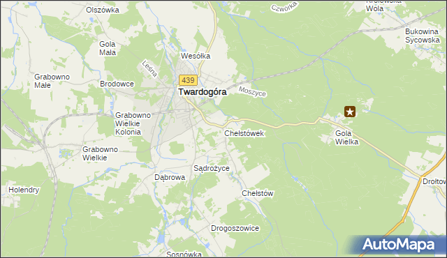 mapa Chełstówek, Chełstówek na mapie Targeo