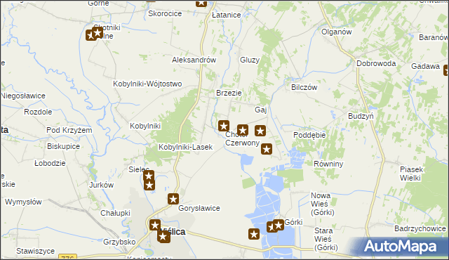 mapa Chotel Czerwony, Chotel Czerwony na mapie Targeo