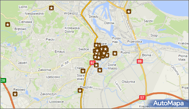 mapa Gdańska, Gdańsk na mapie Targeo