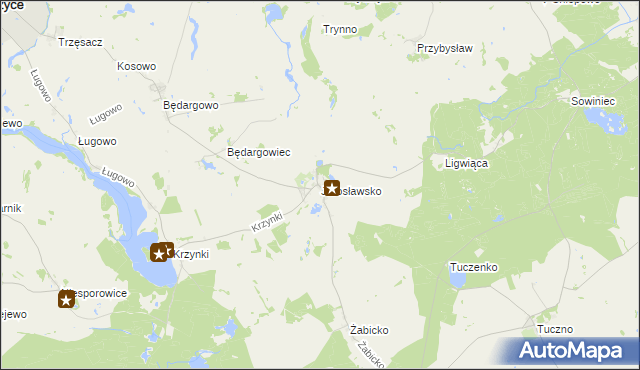 mapa Jarosławsko, Jarosławsko na mapie Targeo