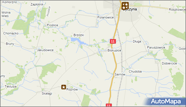 mapa Kochłowice, Kochłowice na mapie Targeo